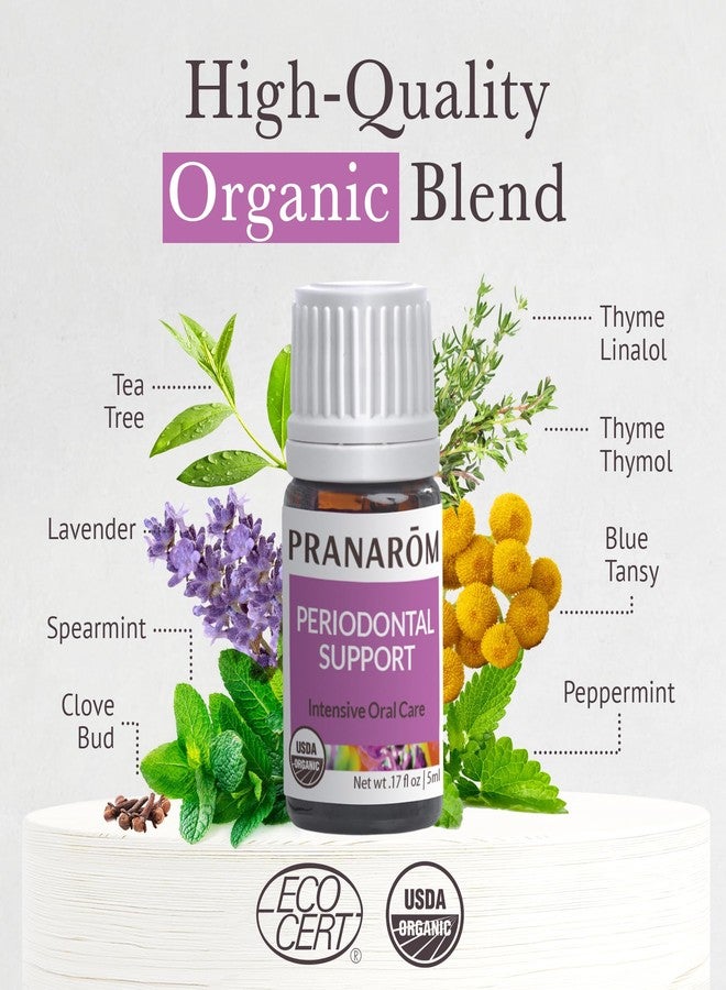 Pranarom - Periodontal Support Wellness Blend 5ml - 100% Pure Organic Essential Oils, Soothing, Fresh Minty Breath, No Adulterants, Sustainably Sourced - Image 3